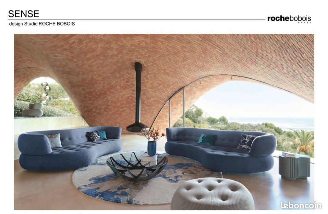 Canapé "sens" ROCHE BOBOIS (image 2)