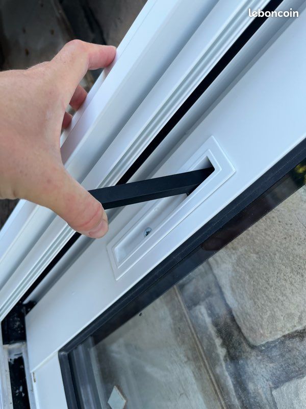 Fenêtre : Coulissant alu 2 vantaux 120 cm 1200mm 2 rails (image 11)