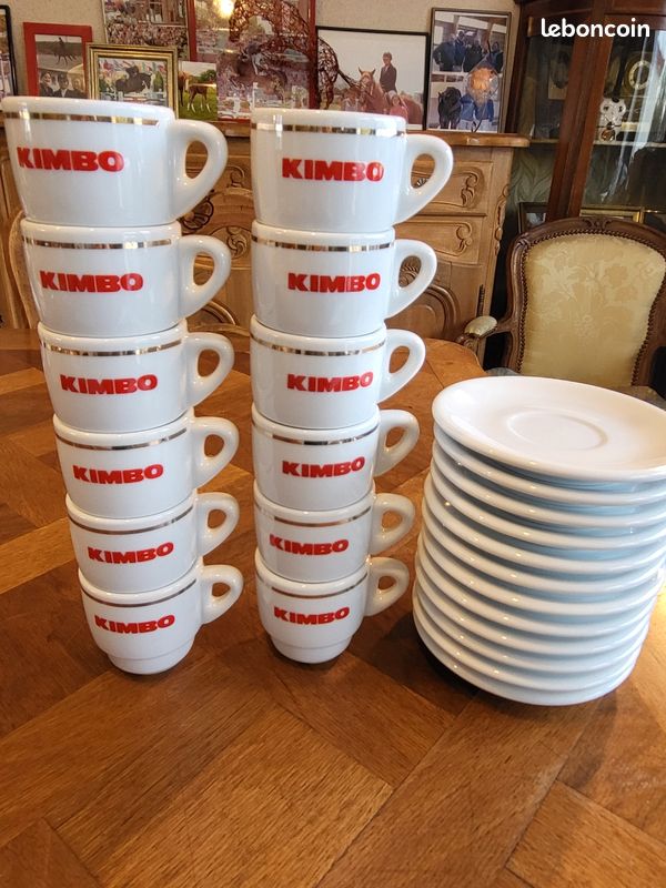 KIMBO (-) 6 Tasses à Café/expresso en Porcelaine BIEN LIRE L'ANNONCE