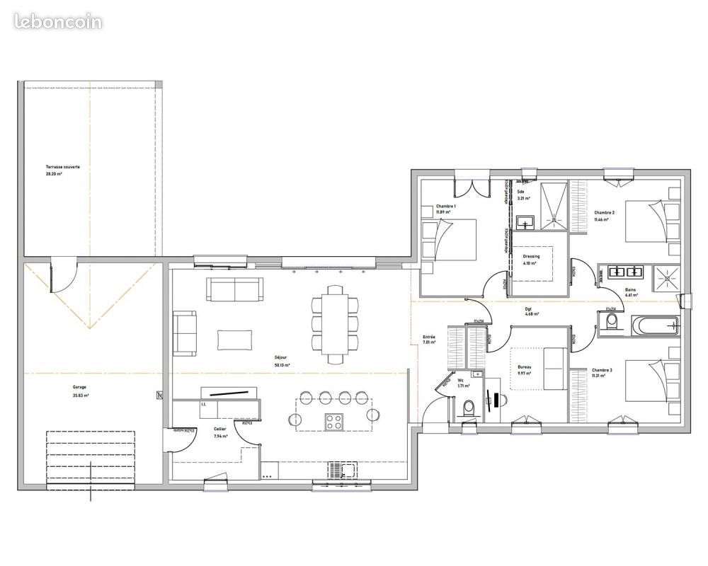 Maison 6 pièces 130 m² (image 4)