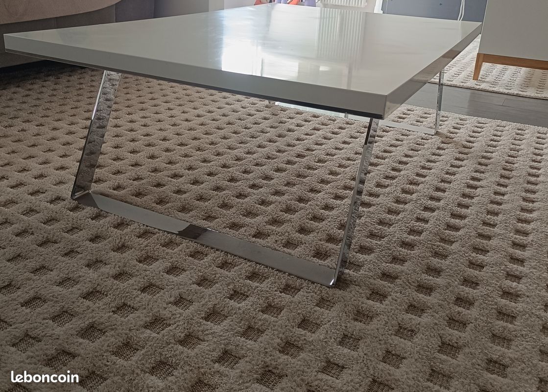 Table de salon design moderne 120x83 cm (image 4)