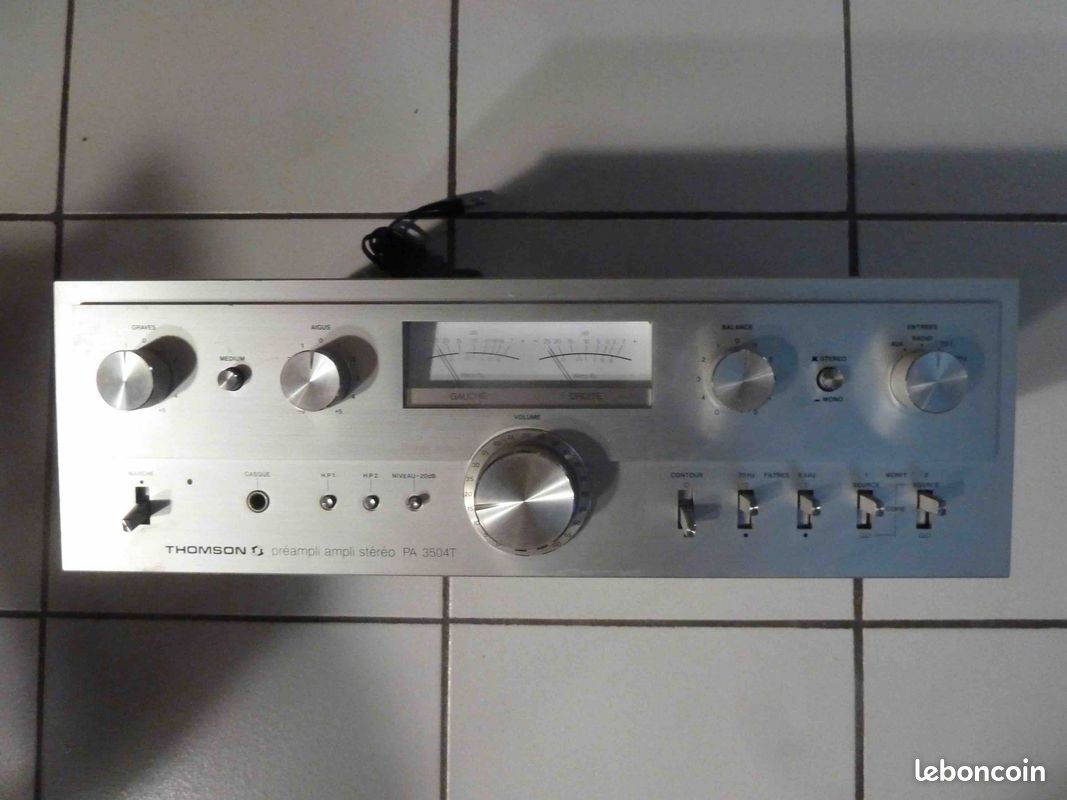 Ensemble Ampli-Tuner Thomson 3045T. Testé