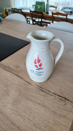 Pichet/carafe Jeux Olympiques Albertville 1992 – Savoie Olympique – Rare Et Bon état
