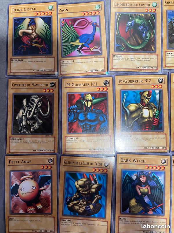 🎴 Lot de 18 Cartes Yu-Gi-Oh MDM – Maître des Magies – Monstres Normaux – Ancienne Extension – Très Bon État 🎴 (image 3)