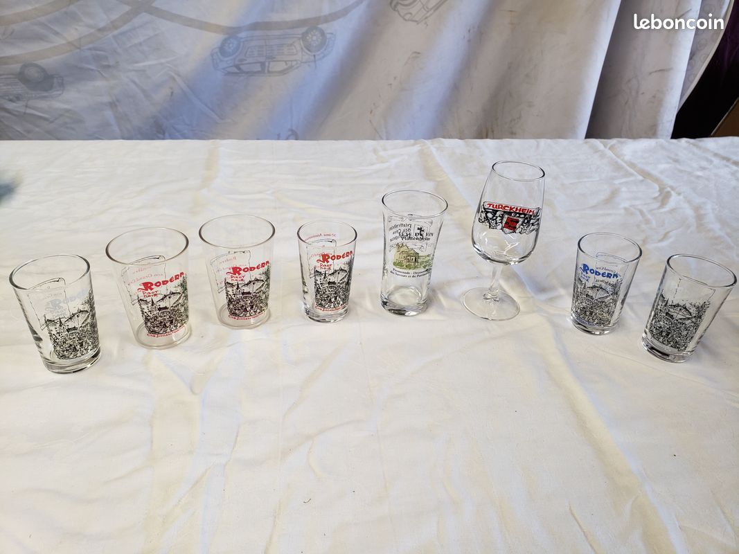 Assortiment verres fête du vin alsace (image 1)