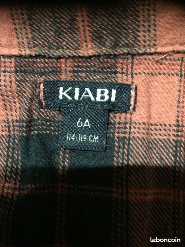 Robe à carreaux Kiabi 6A (image 4)