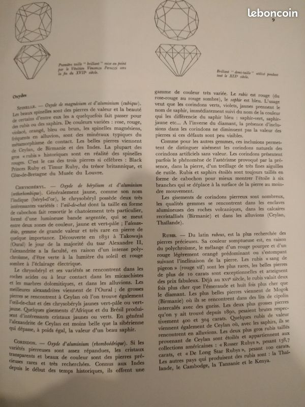 Pierres précieuses, gemmes et pierres dures (image 5)