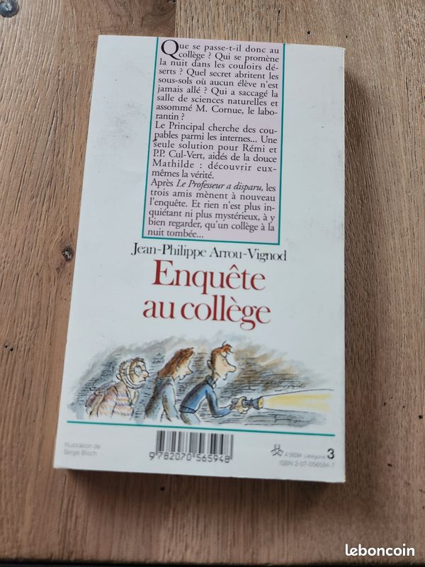 Livre Enquête au collège - Folio junior (image 2)