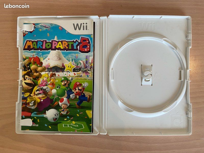 Mario Party 8 sur WII. Boîte et notice mais sans CD (image 3)