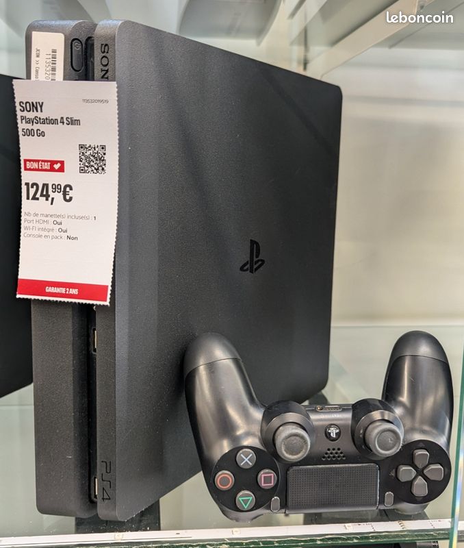 Console de salon - Sony - PlayStation 4 Slim - Noir - 500 Go