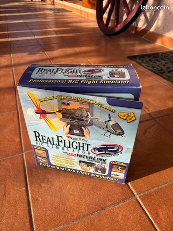 Simulateur De Vol RC RealFlight Avec Manette Interlink Elite - Neuf