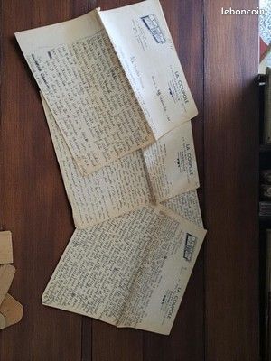 Lettre manuscrite d'époque 1939-1945 - Correspondance de guerre vintage