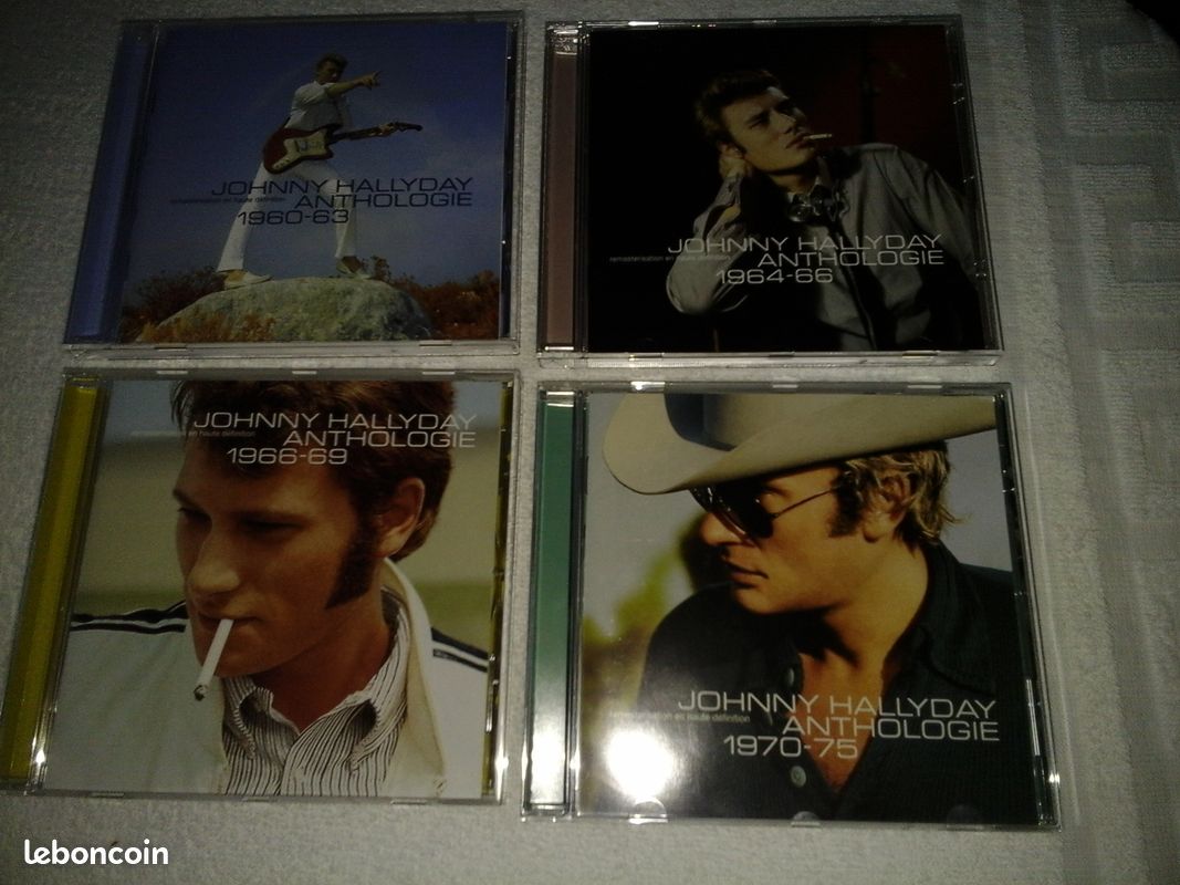 CD JOHNNY HALLYDAY "ANTHOLOGIE DE 1960 à 1975" (image 1)