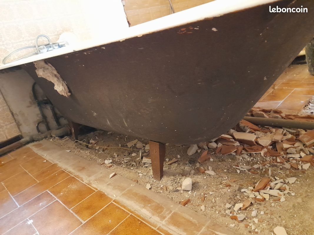Baignoire ancienne en fonte (image 3)