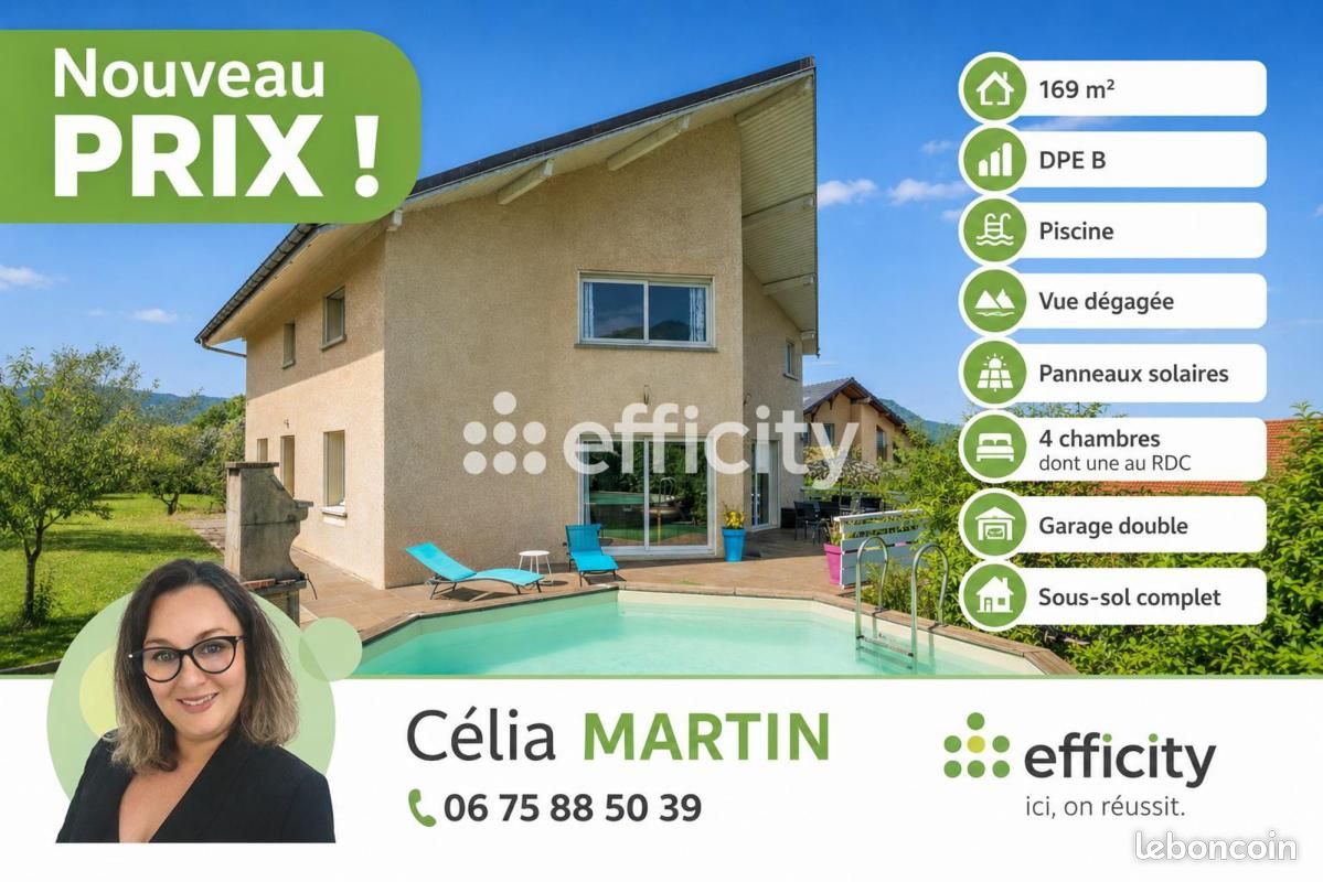 Maison 6 pièces 169 m² · à Aix-les-Bains · 169 m² · 749 000 €