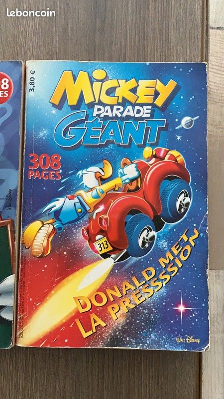 Lot de 2 livres Mickey Parade Géant Disney n° 300 et 267 (image 3)