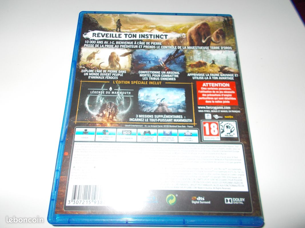 Jeu vidéo farcry primal sur la playstation 4 (image 2)