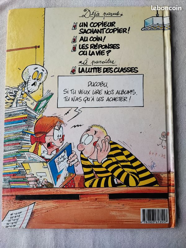 L'élève Ducobu, les réponses où la vie en EO (image 2)
