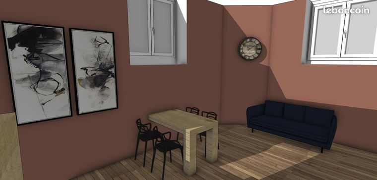 Appartement 3 pièces 45 m²