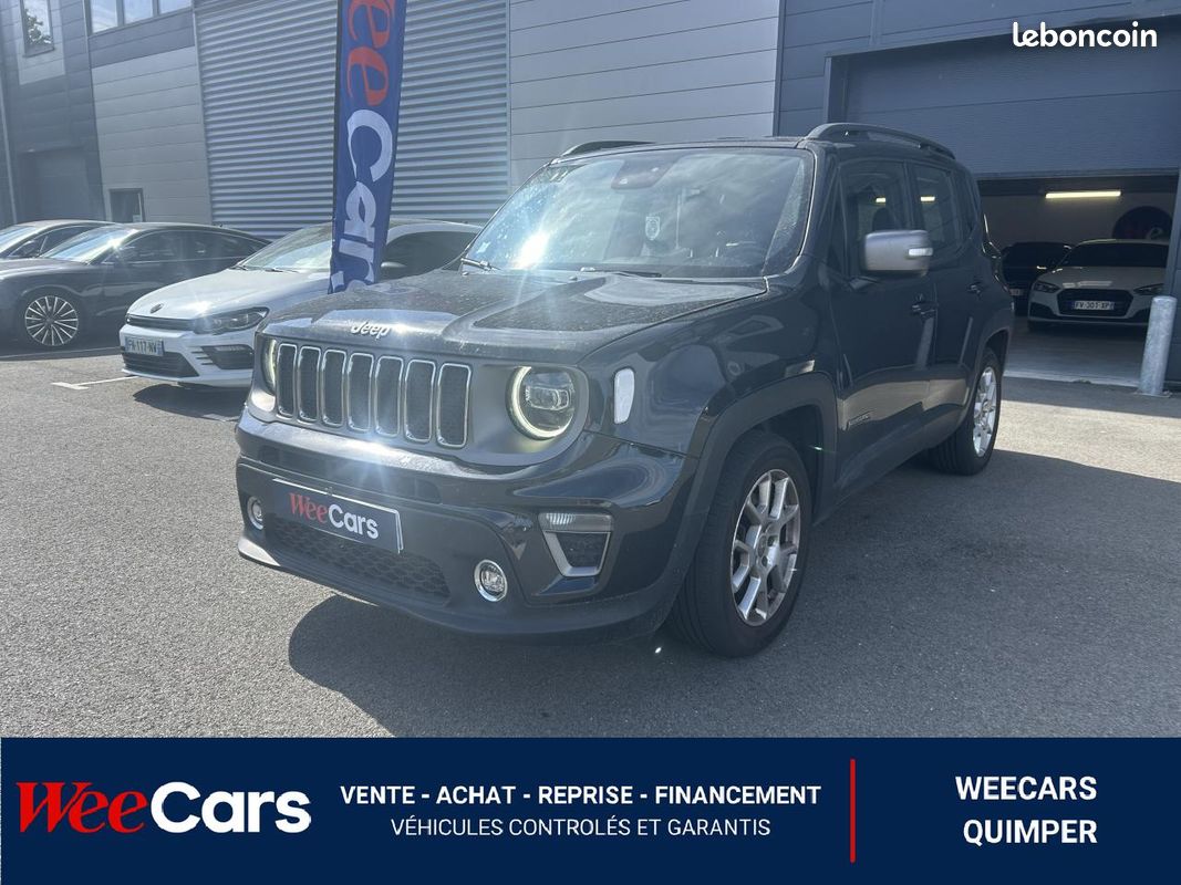 JEEP RENEGADE 1.3 GSE T4 - 150 - BVR 4x2 Limited - CAMERA DE RECUL- BOITE AUTO- ENTRETIENS CONCESSIONS (image 1)
