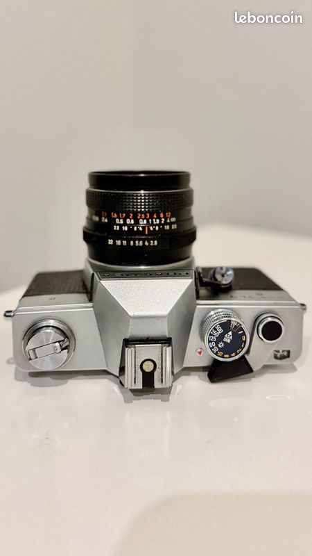 Appareil photo argentique Praktica Super TL3 + 3 objectifs vintage + sacoche (image 3)