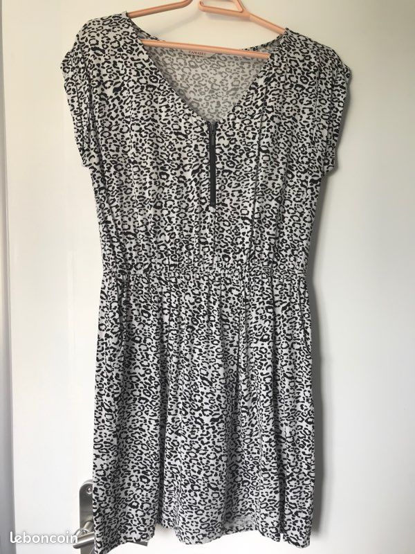 Robe zèbre camaïeu (image 1)