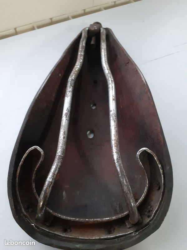 Selle Vélo Ancienne Henri Gauthier N°2 – Cuir, Pour Vélo De Course Vintage