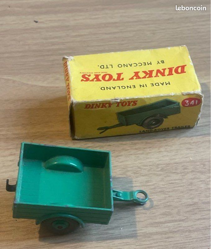 Dinky Toys 340 Land Rover 1/43 Orange - état Quasi Neuf, Boîte D'origine