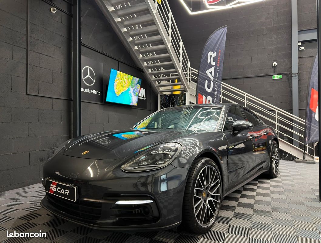 Porsche Panamera 4E-HYBRID RECHARGEABLE 462 CV PACK CHRONO - ECHAP SPORT - CAM 360 - SIEGES VENTILES (image 9)