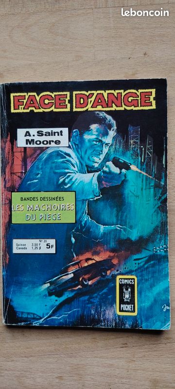 Bd Face d'ange N 20 Les Mâchoires du Piège Comics pocket (image 1)