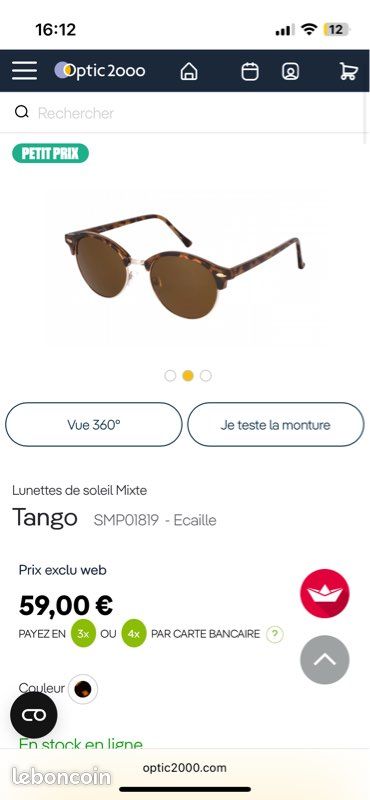 Optic 2000 Lunette Soleil Ecaille Femme Lunettes De Soleil