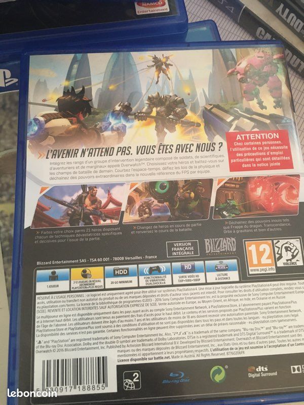 Jeux PS4 Overwatch origins edition pas cher (image 2)