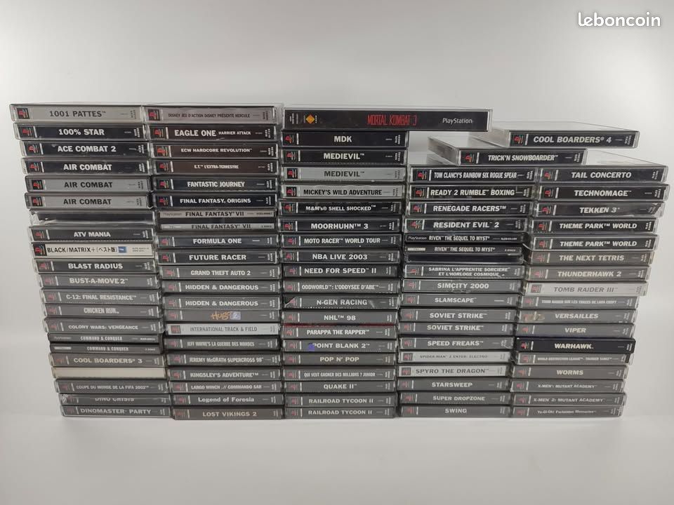 Jeu PS1 ATV Mania Version Allemande - Playstation 1 En Bon état, Boîtier Et Instructions