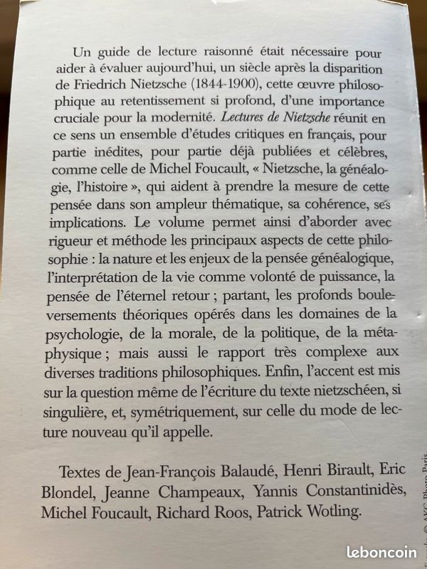 Lectures de Nietzsche. Poche (image 6)