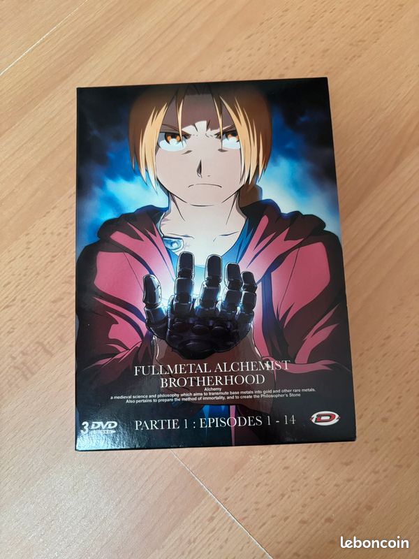 Coffret DVD Fullmetal Alchemist Brotherhood – Partie 1 (épisodes 1 à 14) (image 1)