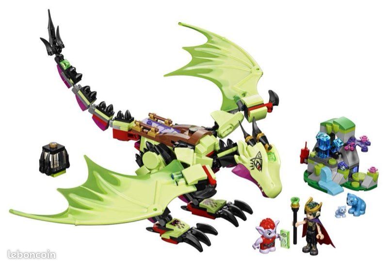 Lego Elves 41183 Le dragon maléfique du roi des gobelins (image 1)