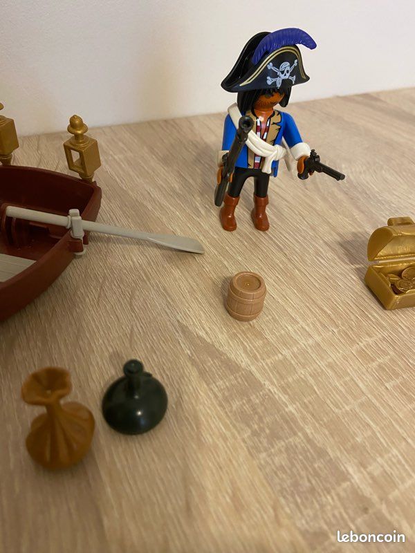 Playmobil 4942 pirate avec chaloupe bateau (image 3)