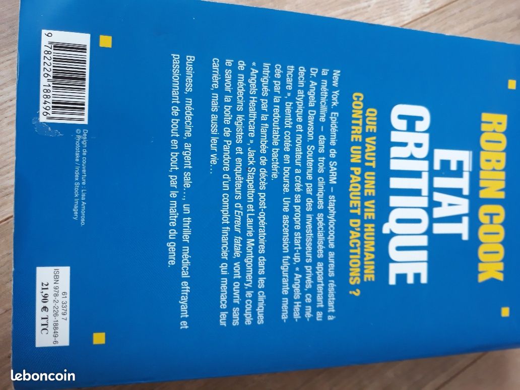 Etat critrique - Robin Cook (image 2)