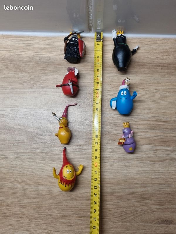 Lot de 8 figurines Barbapapa PLASTOY Pvc jouet