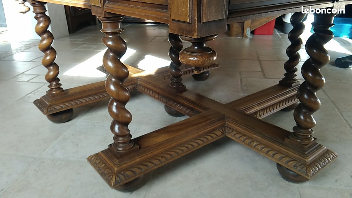 Table de salle à manger avec 2 allonges (image 4)