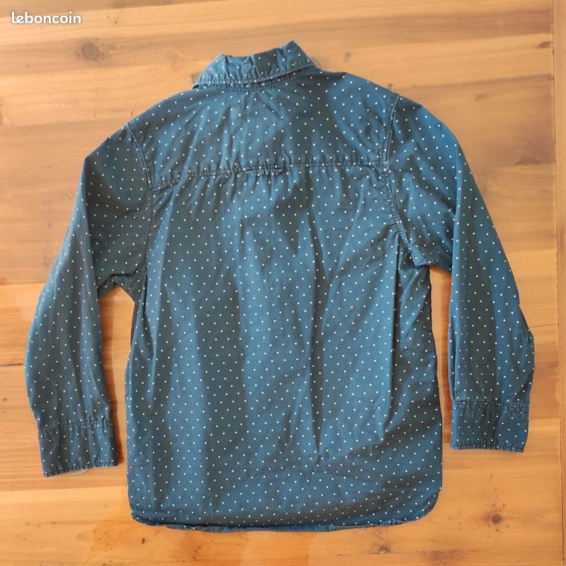T-shirt manches longues coton bleu marine garçon | La Halle