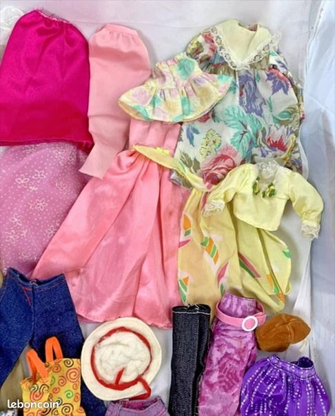 Barbie Clone Poupées Mannequins Lot Vêtements Accessoires Collection Vintage Années 80 90 (image 5)