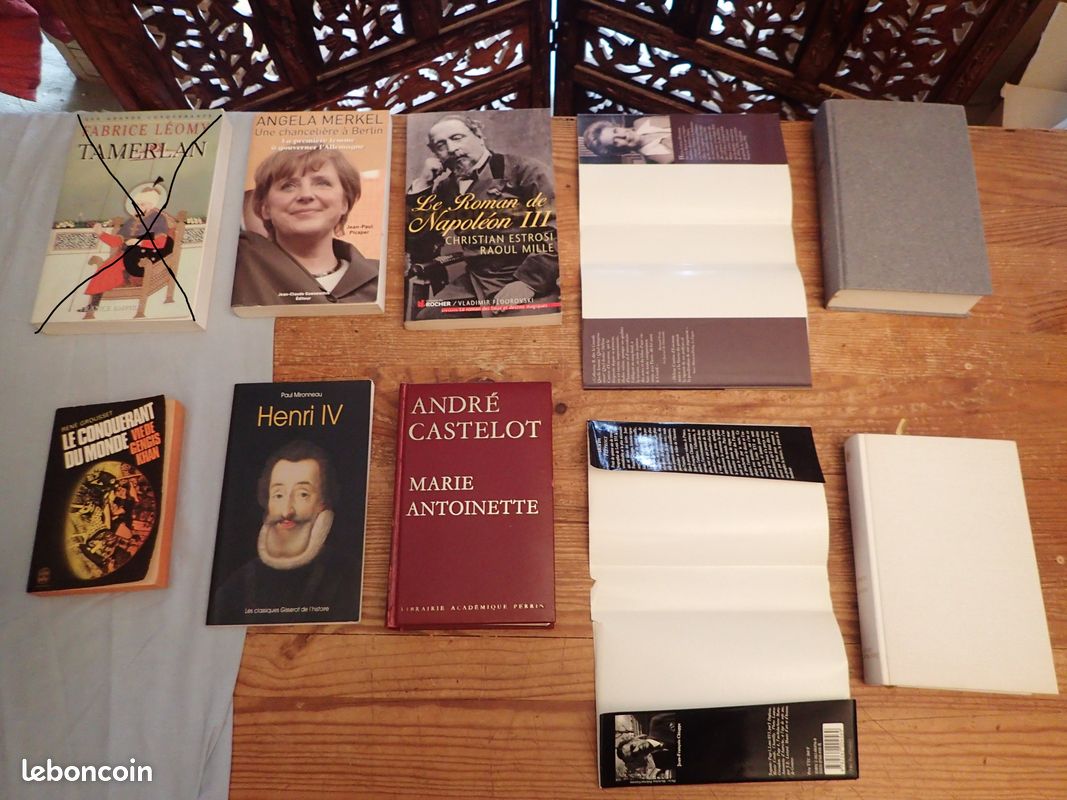 LOT Biographies (7 livres) rois,reines,chefs,conqurants (image 6)