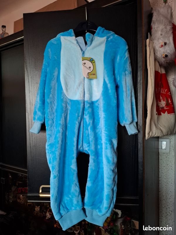 Combinaison Pyjama Onesie Stitch Peluche - Costume Adulte Unisexe Cosplay Chaud Et Confortable