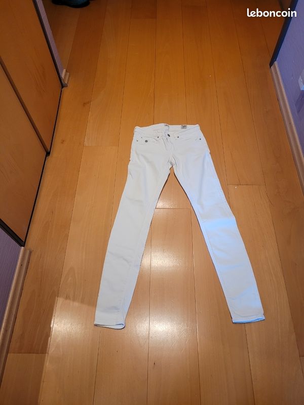 Jean femme gaastra blanc taille 27/34 (36/38 (image 1)