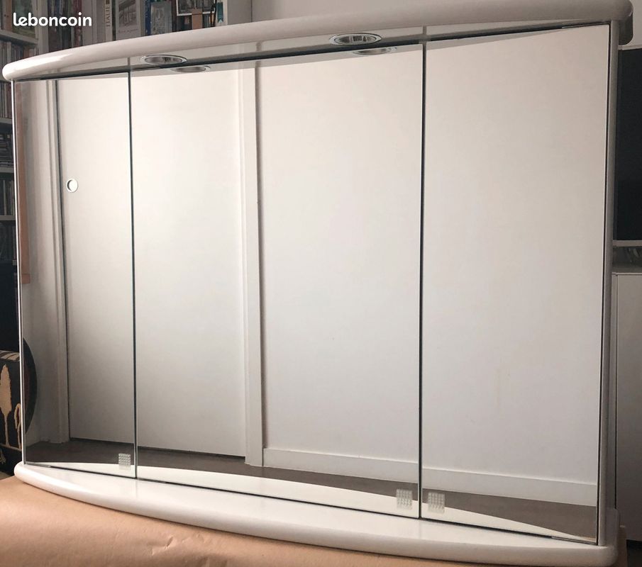 Armoire miroir murale salle de bains ALLIBERT (image 1)