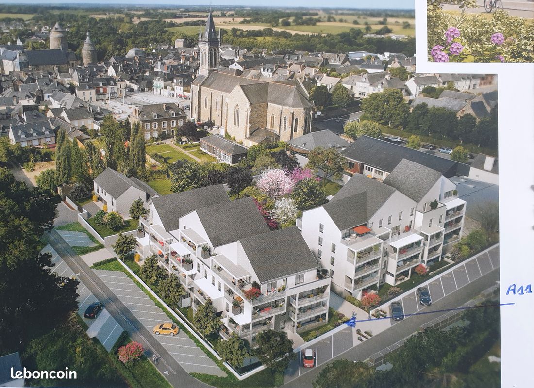 Appartement 3 pièces 76 m² · à Châteaugiron · 76 m² · 1 035 €/mois