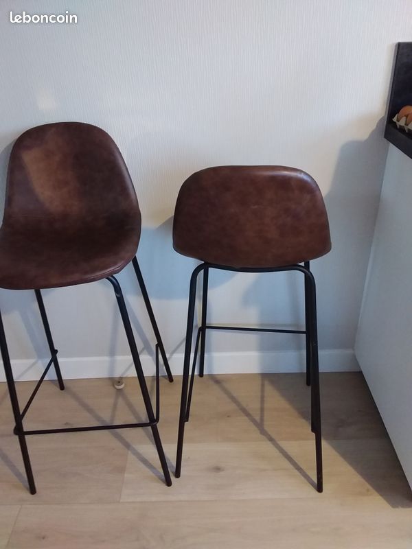 Tabourets marron (image 2)