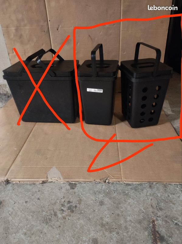 2 poubelles de tri Ikea très bon état ;:-+ (image 1)
