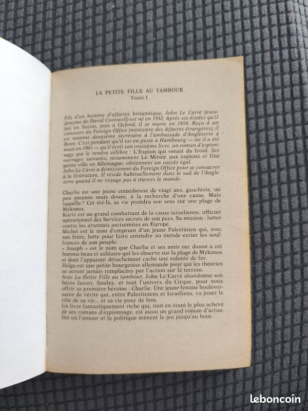 La petite fille au tambour ( tome 1) John le Carré (image 4)
